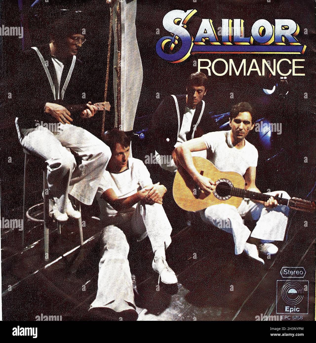Vintage Vinyl Recording - Sailor - Romance - D - 1977 Stock Photo