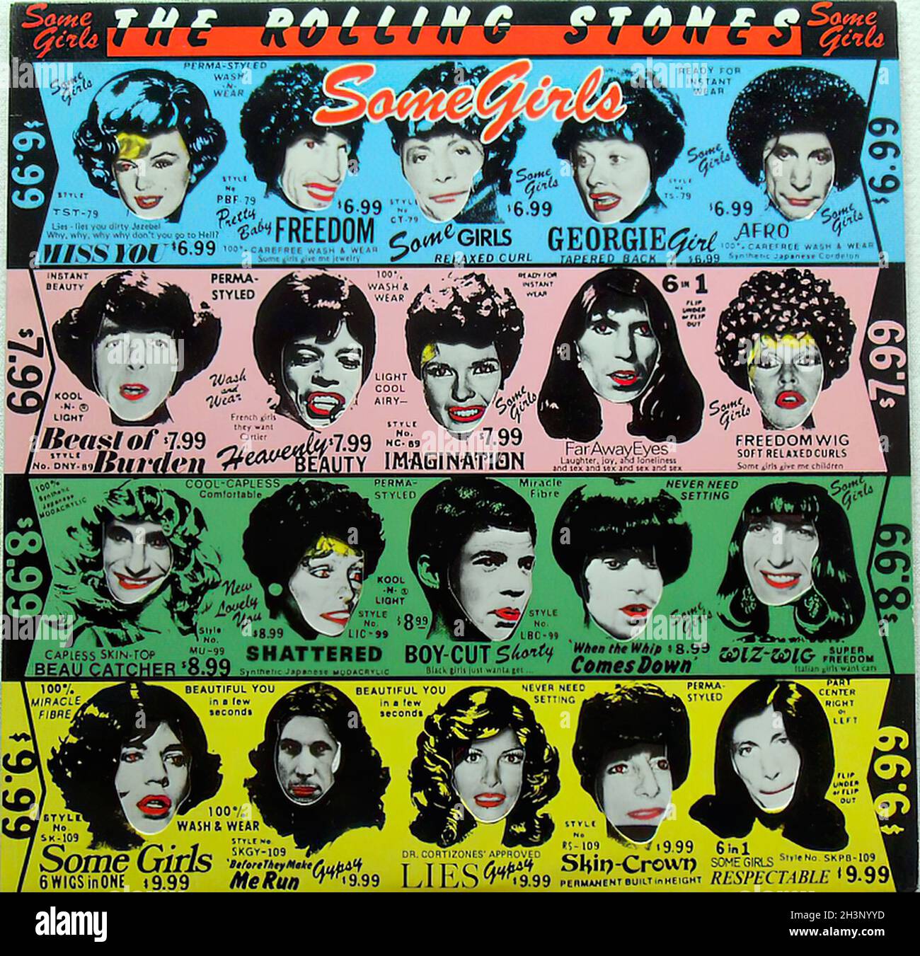 Rolling Stones original vinyl album cover - Dirty Work - 1986 Stock Photo -  Alamy