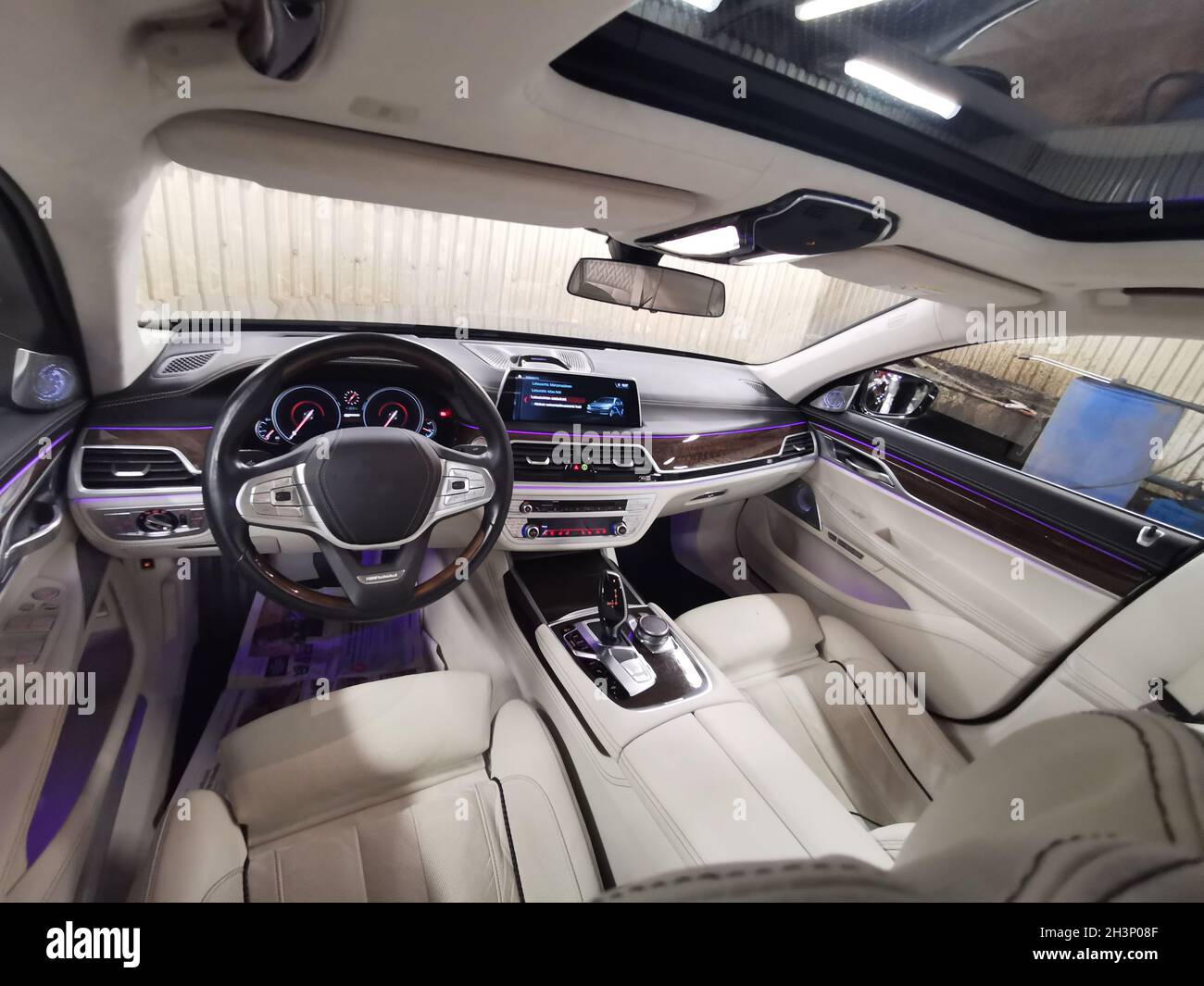 Black and white car interior hires stock photography and images Alamy