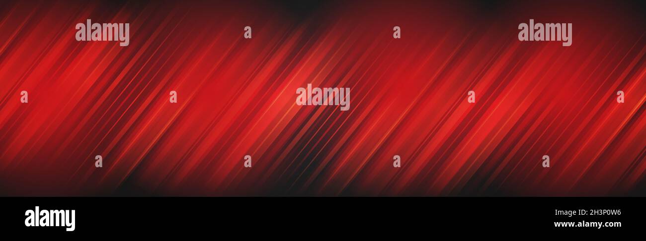 Red glowing lines on a black background Stock Photo - Alamy