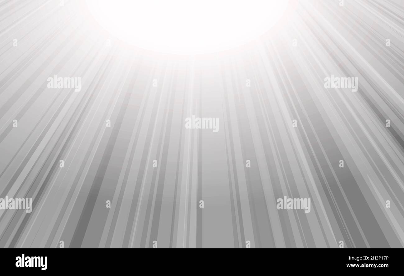 White vector panoramic background with straight lines and shadows Stock Photo