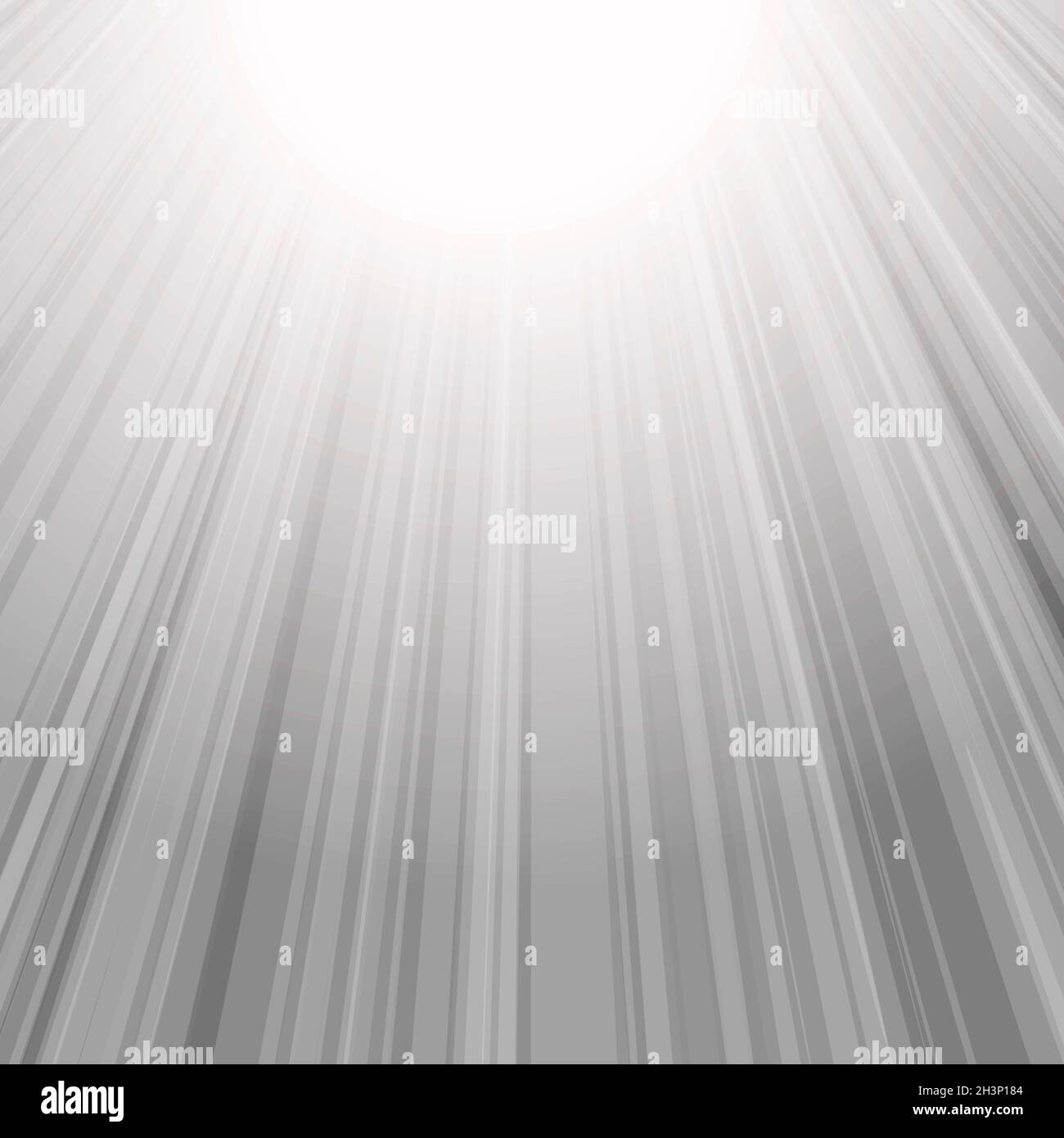 White vector panoramic background with straight lines and shadows Stock Photo