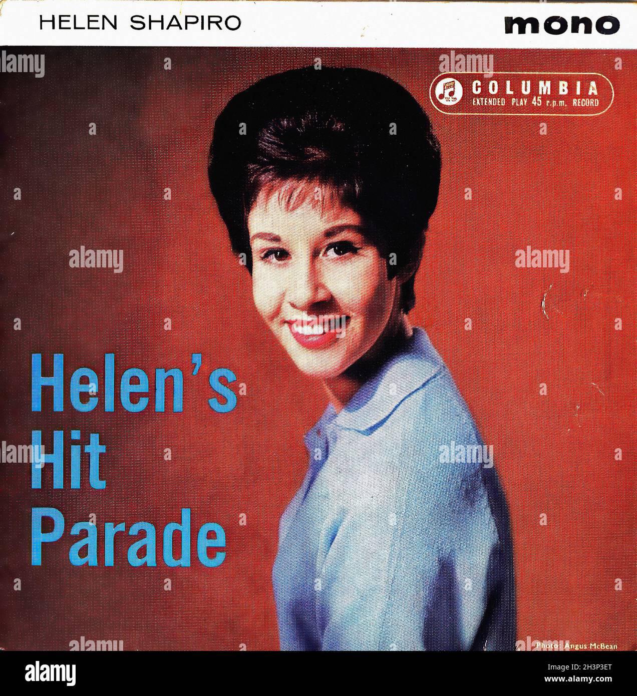 Vintage Vinyl Recording - Shapiro, Helen - Helen's Hit Parade - EP - UK - 1961 Stock Photo