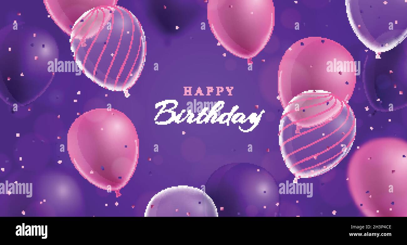 realistic birthday background with balloons vector design illustration Stock Vector Image & Art - Alamy realistic birthday background with balloons vector design illustration Stock Vector Image & Art - Alamy