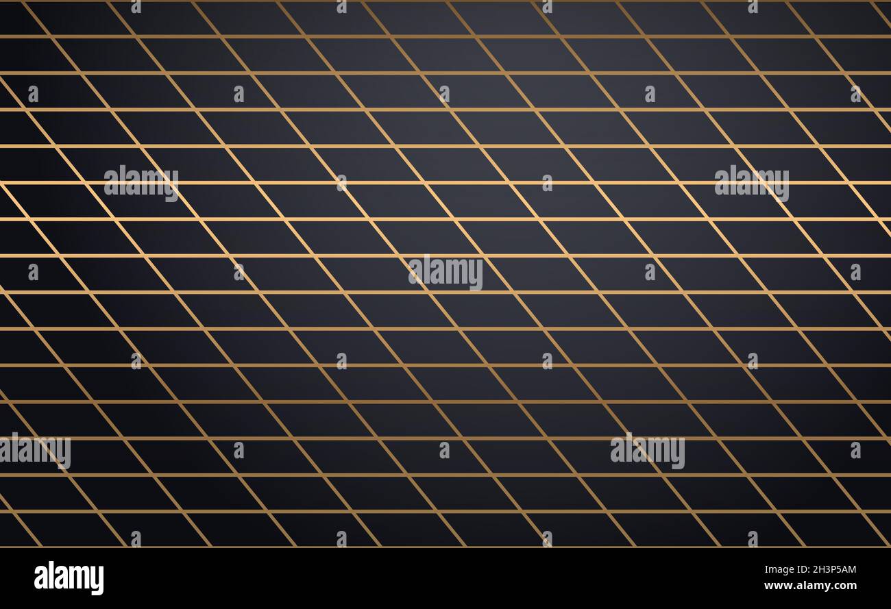 Abstract golden lines on a black background - Vector Stock Photo - Alamy