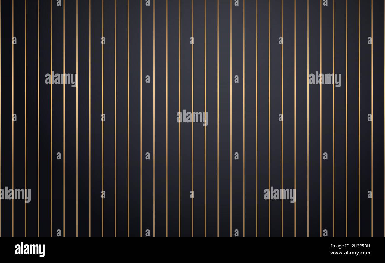 Abstract golden lines on a black background - Vector Stock Photo - Alamy