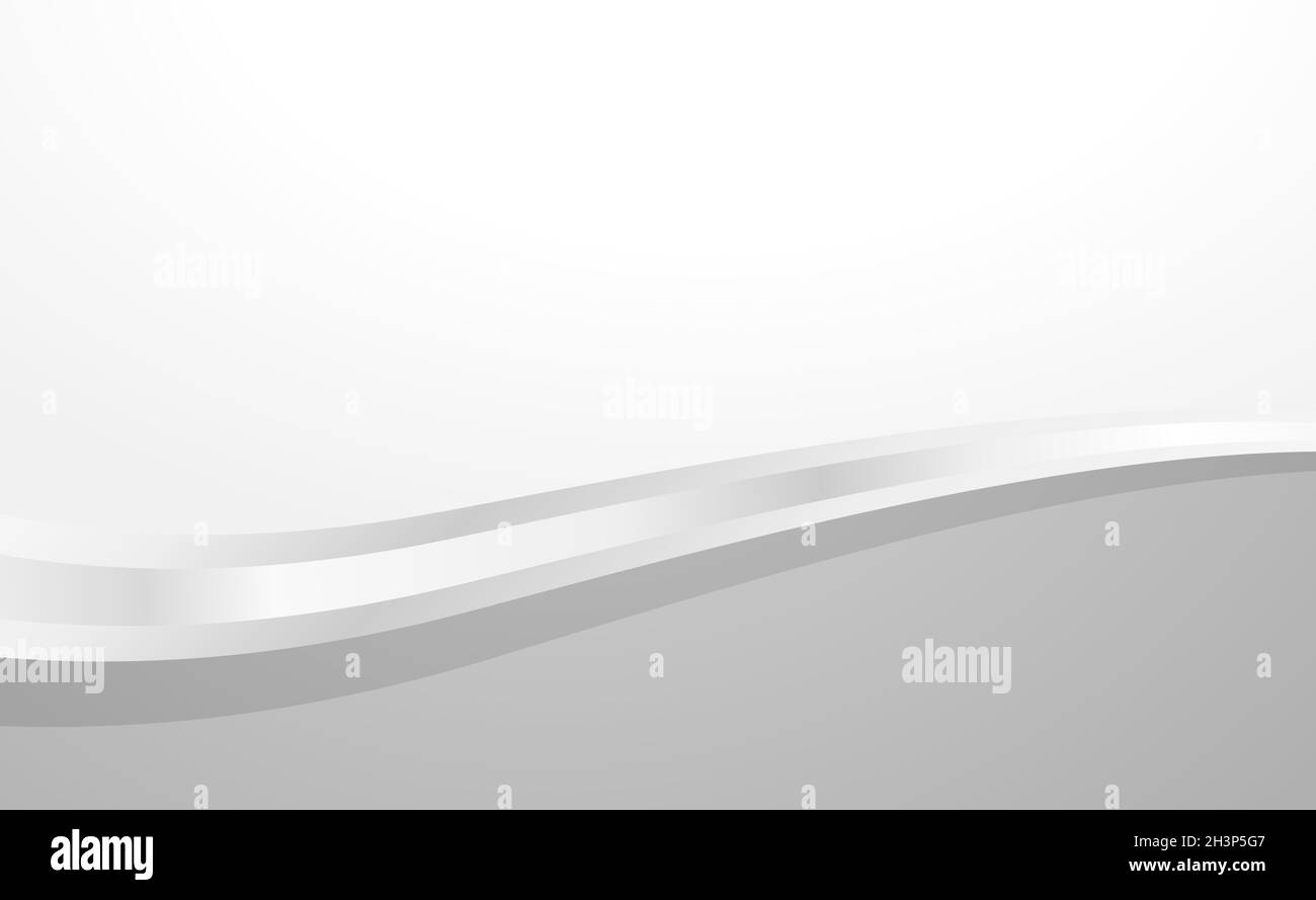 White vector background with wavy lines and dots Stock Photo - Alamy