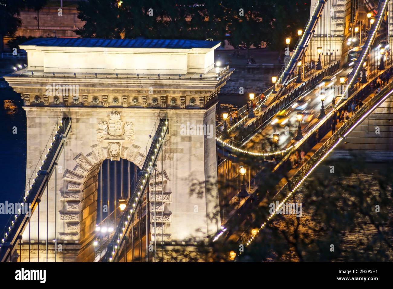 Budapest city streets night hi-res stock photography and images - Alamy