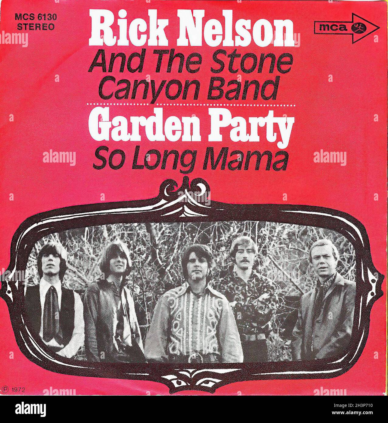 Vintage Vinyl Recording - Nelson, Rick - Garden Party - D - 1972 Stock Photo