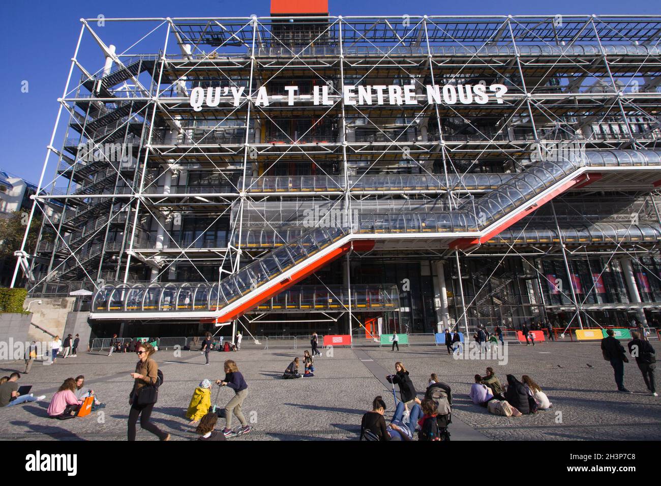 France, Paris, Centre Georges-Pompidou, arts center, museum, Stock Photo