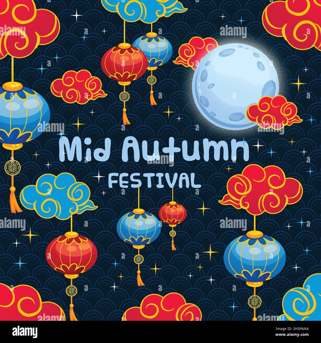 Mid autumn festival greeting cards hi-res stock photography and images ...