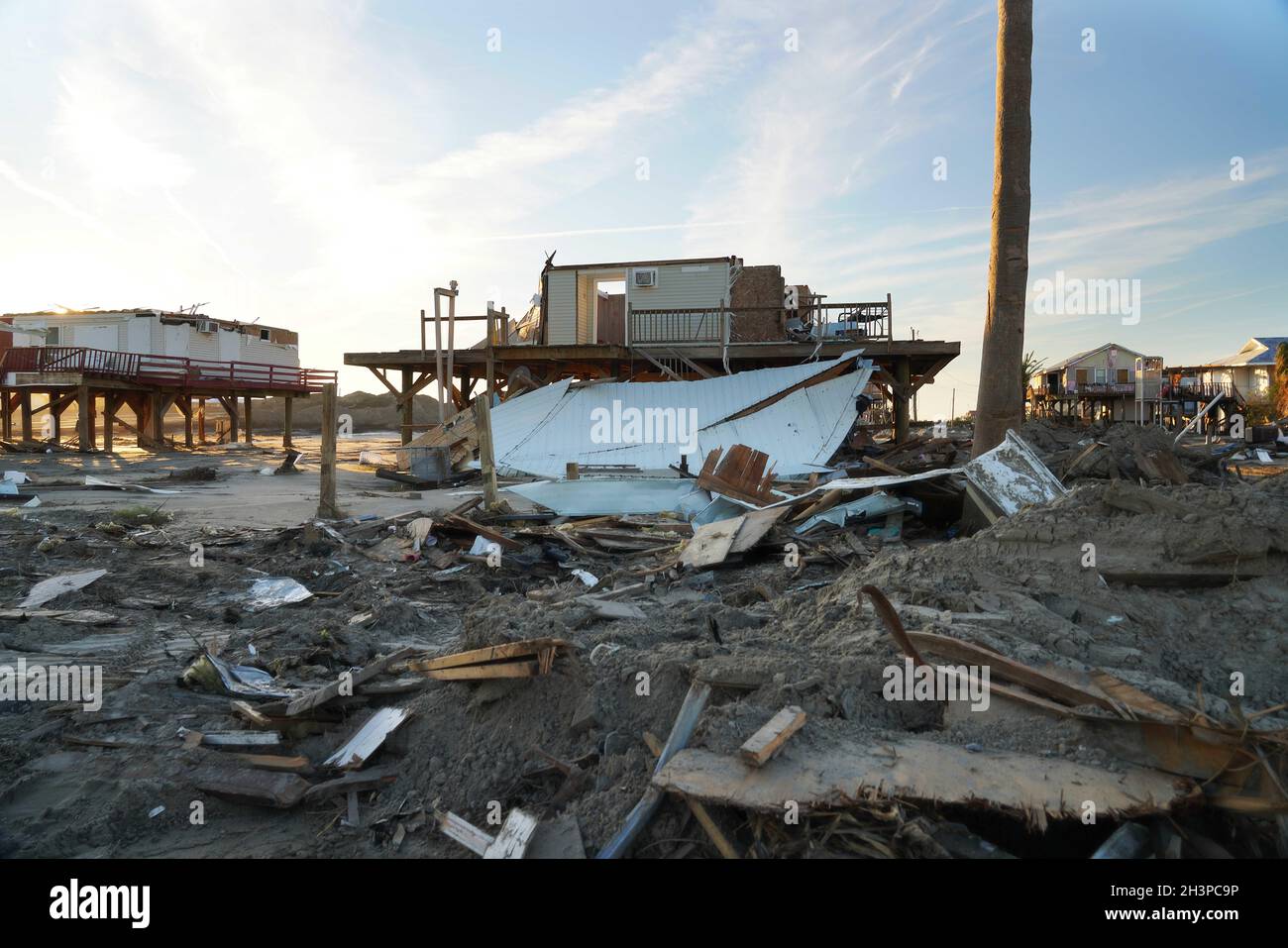 GRAND ISLE, Louisiana (Sept. 26, 2021) Damage caused by Hurricane Ida