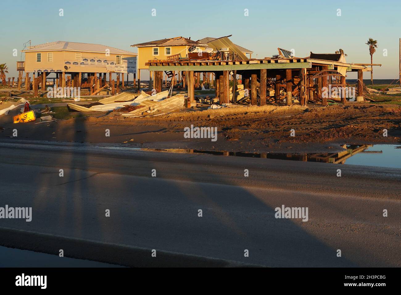 GRAND ISLE, Louisiana (Sept. 26, 2021) Damage caused by Hurricane Ida