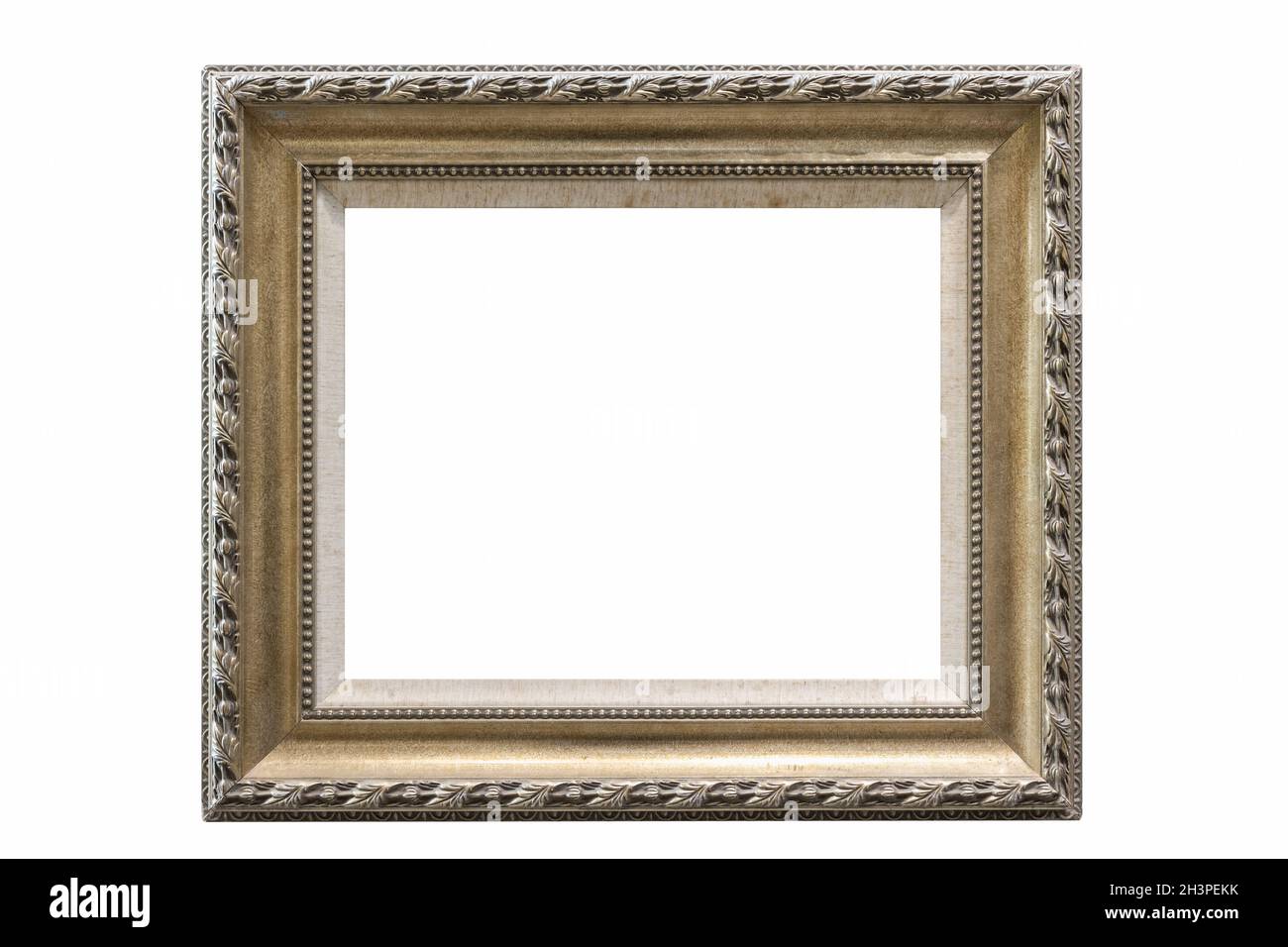 Retro elegant picture frame isolated Stock Photo