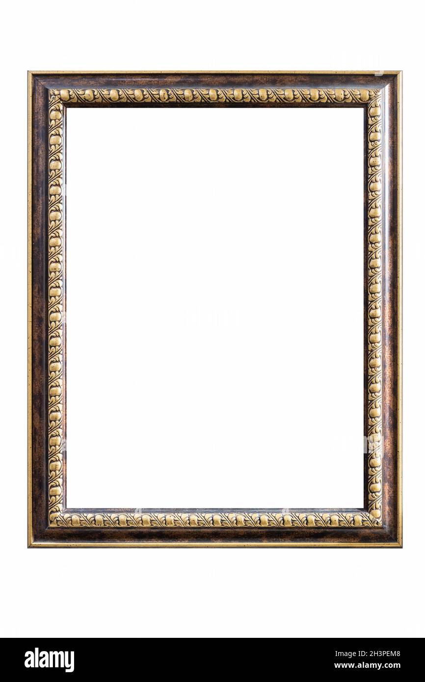 Retro elegant picture frame isolated Stock Photo Alamy
