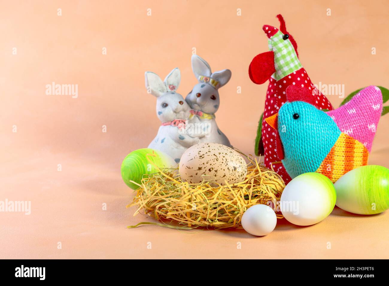 Easter greeting card. Stock Photo