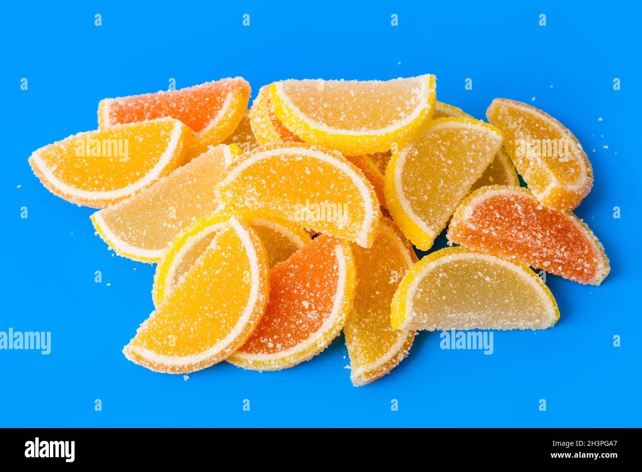 Sweet fruit lemon marmalade Stock Photo