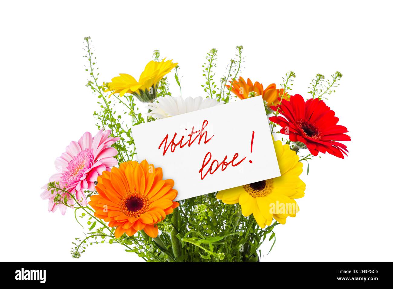 Thank you letter flowers hi-res stock photography and images - Alamy