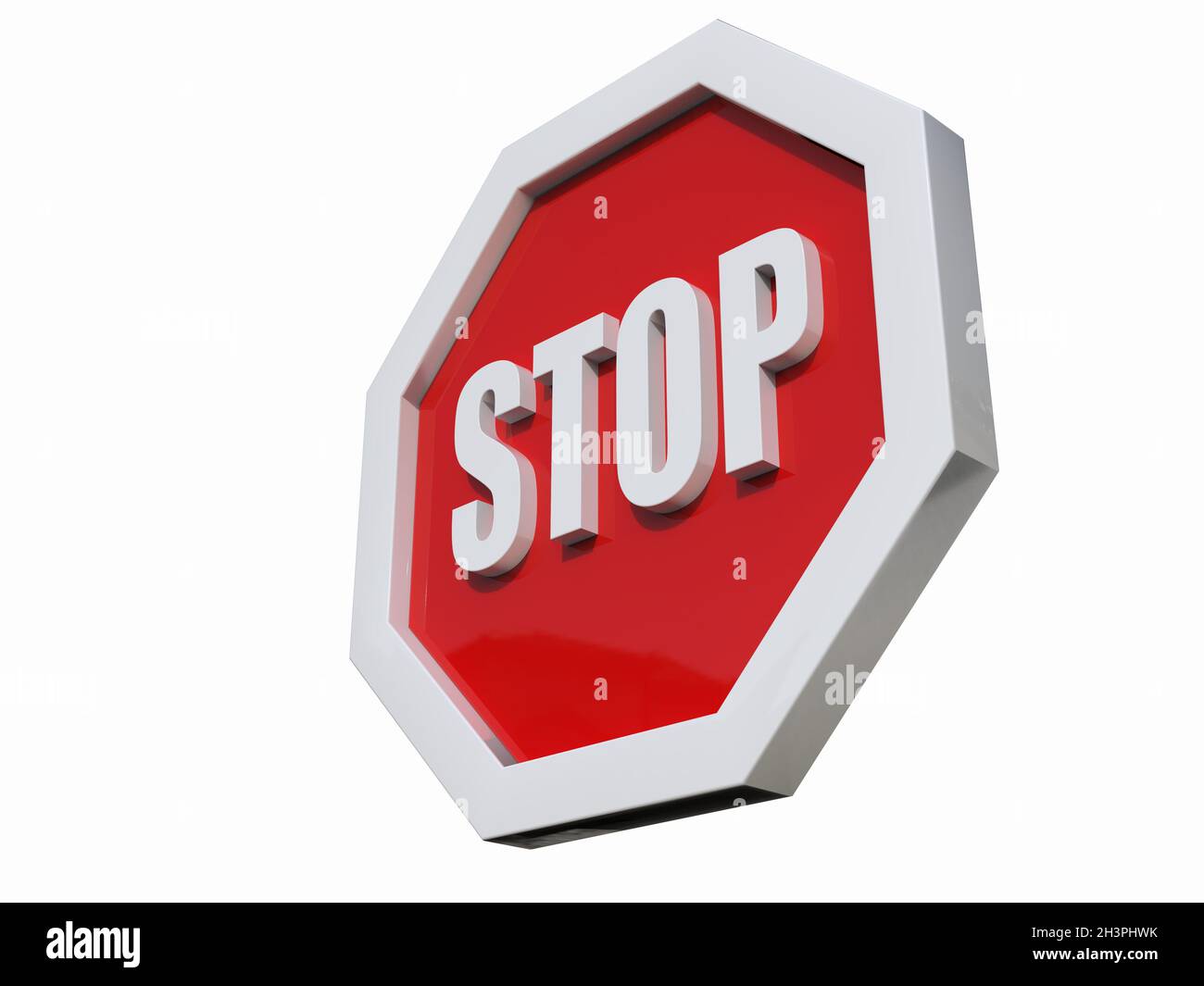 Roadsign with SymbolÂ for Prohibited Activities Stock Photo