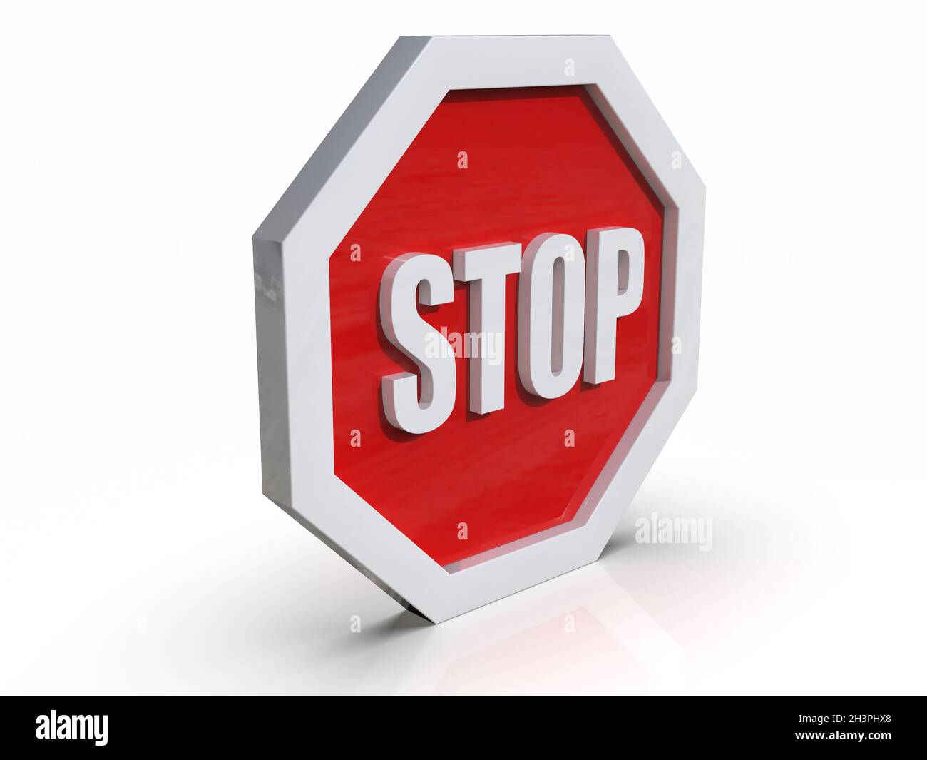 Roadsign with SymbolÂ for Prohibited Activities Stock Photo