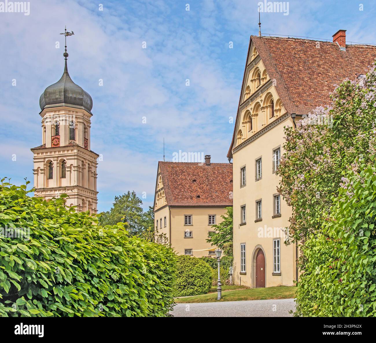 Bell tower at Heiligenberg Castle, Baden-Wuerttemberg Stock Photo