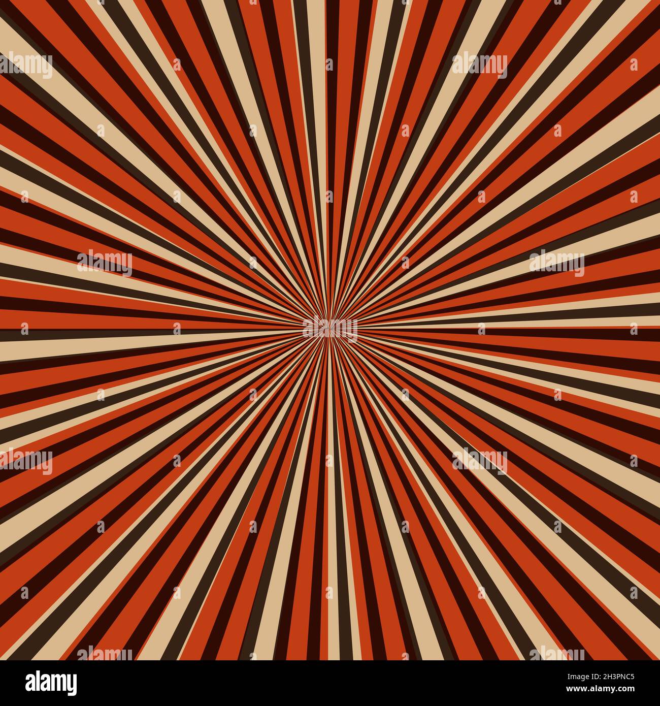 Abstract image, rays of the sun on a red background - Vector Stock ...