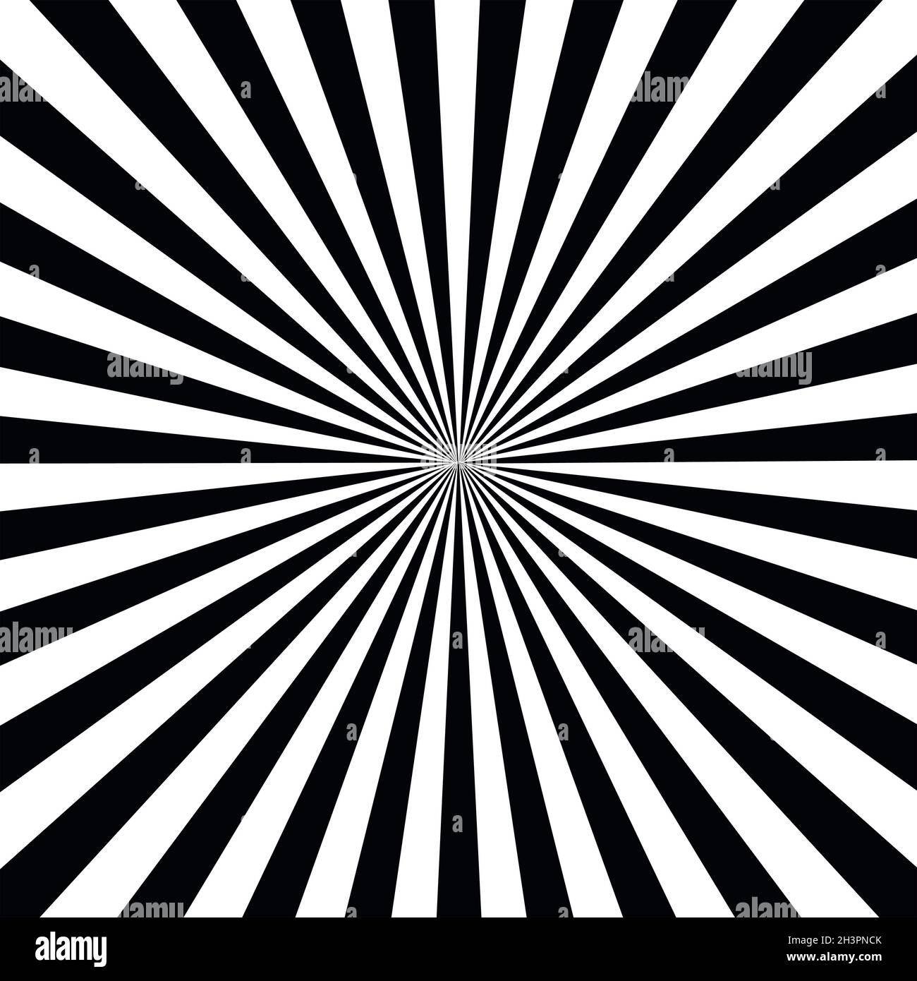 Abstract black and white sun rays - Vector Stock Photo - Alamy