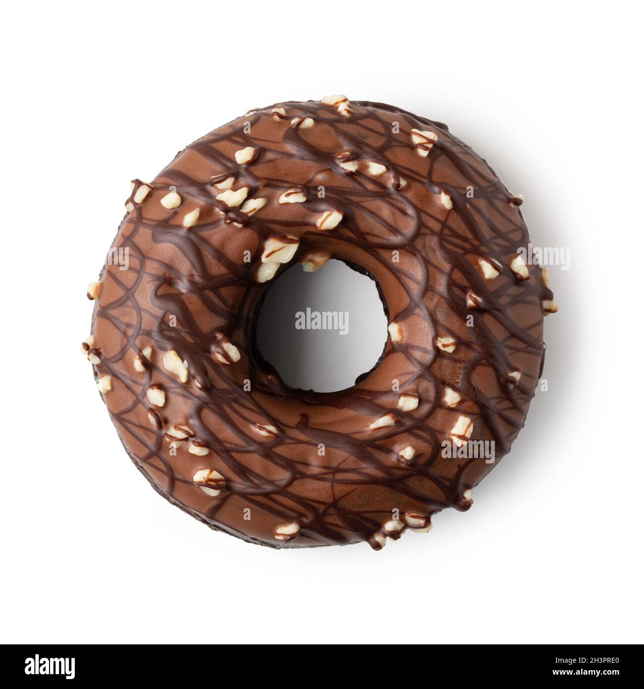 Donuts on white background Stock Photo