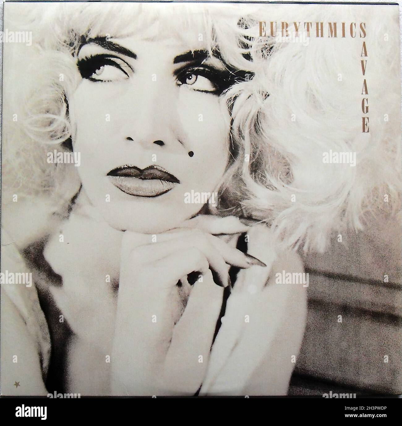 Eurythmics 1987 Savage Lp Annie Lennox 1980s Original Vintage