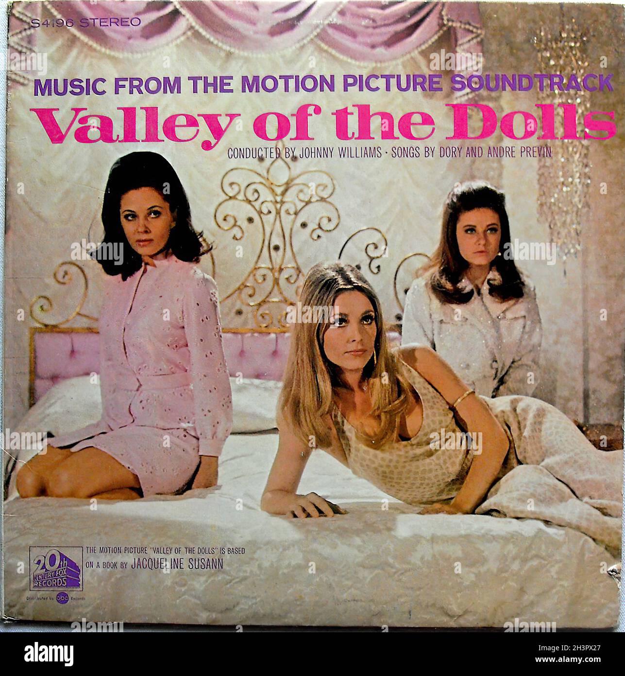 1967 Valley of the Dolls Soundtrack Lp Record Album Original Vintage Vinyl 1960s A Stock Photo