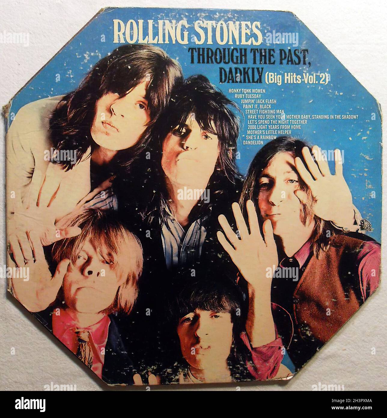 1969 Rolling Stones Through the past Darkly 1960s Original Vintage