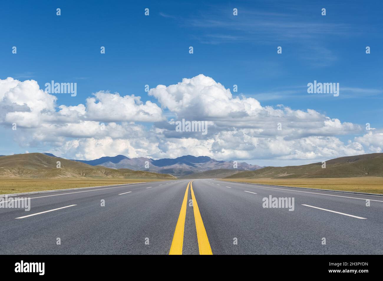 Beautiful road view Stock Photo