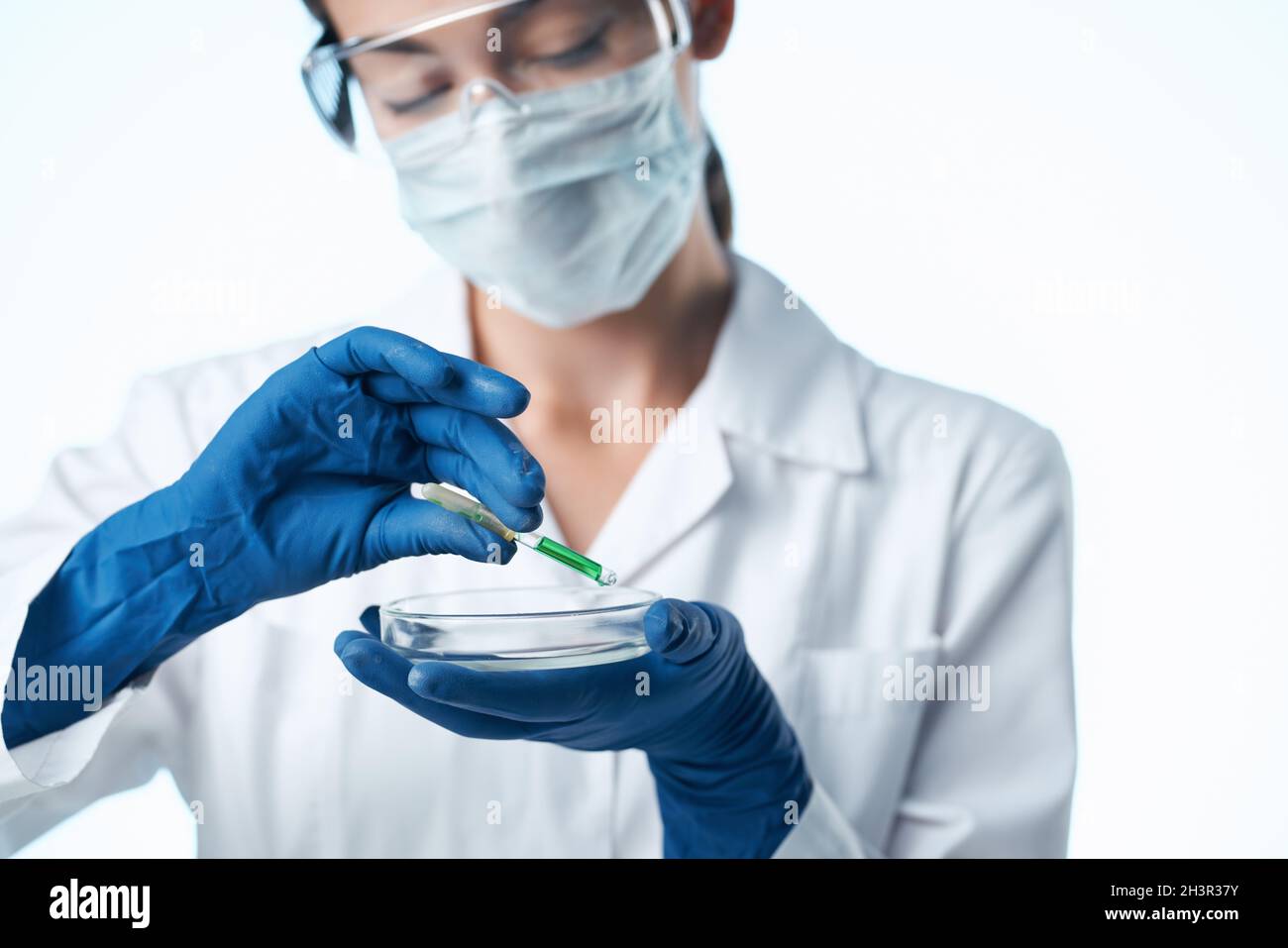 Bio Lab Assistant laboratory assistant chemical solutions biologist research study ...