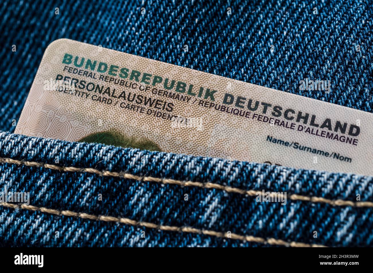 Digitaler Personalausweis in Deutschland Stock Photo