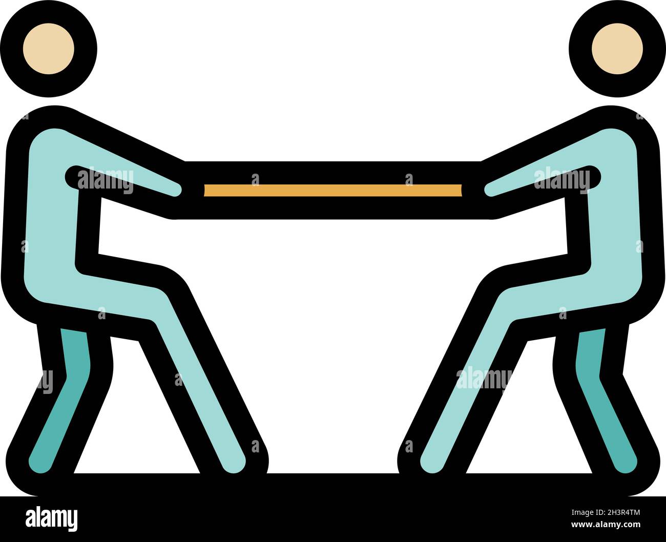 Personal traits icon. Outline personal traits vector icon color flat ...