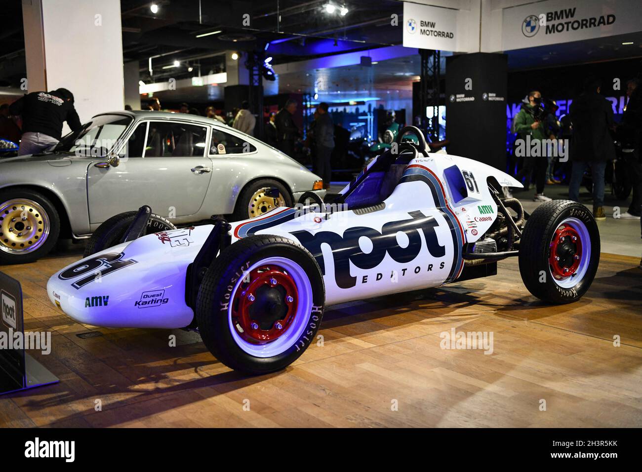 Paris, France. 29th Oct, 2021. The Caldwell D-13 Formula Vee during the Midnight Garage Festival, back for its 5th edition, where motorcycle preps and vintage cars are exposed in the Montparnasse Tower in Paris, France on October 29, 2021. Photo by Victor Joly/ABACAPRESS.COM Credit: Abaca Press/Alamy Live News Stock Photo