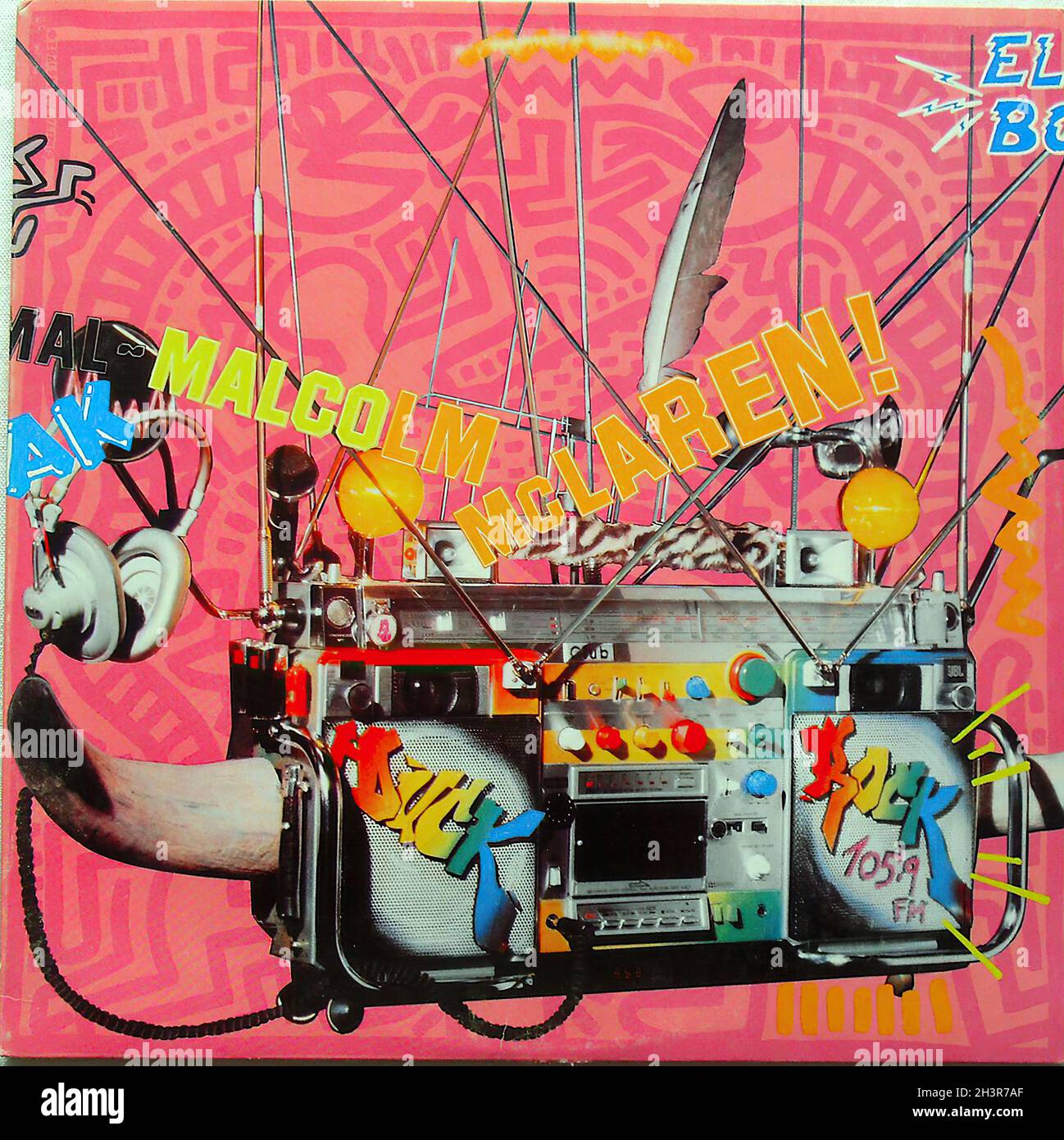 Malcolm Mclaren 1983 Duck Rock Lp Record Album 1980s Original Vintage malcolm-mclaren-1983-duck-rock-lp-record-album-1980s-original-vintage