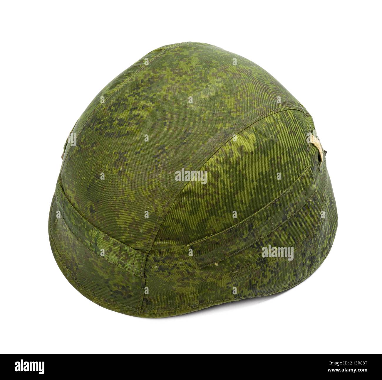 Camouflage military helmet isolated on white background Stock Photo - Alamy