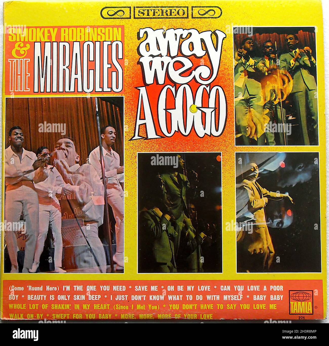 1960s Smokey Robinson and the Miracles 1966 Away We Go Go Lp Record Album  Original Vintage Vinyl A Stock Photo - Alamy