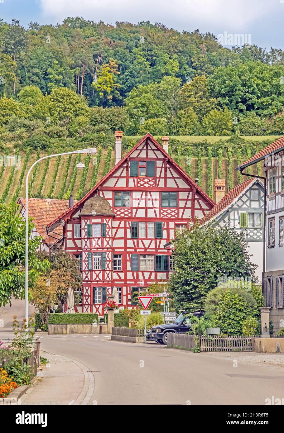 Oberstammheim, Canton of Zurich, Switzerland, ZÃ¼rcher Weinland Stock Photo