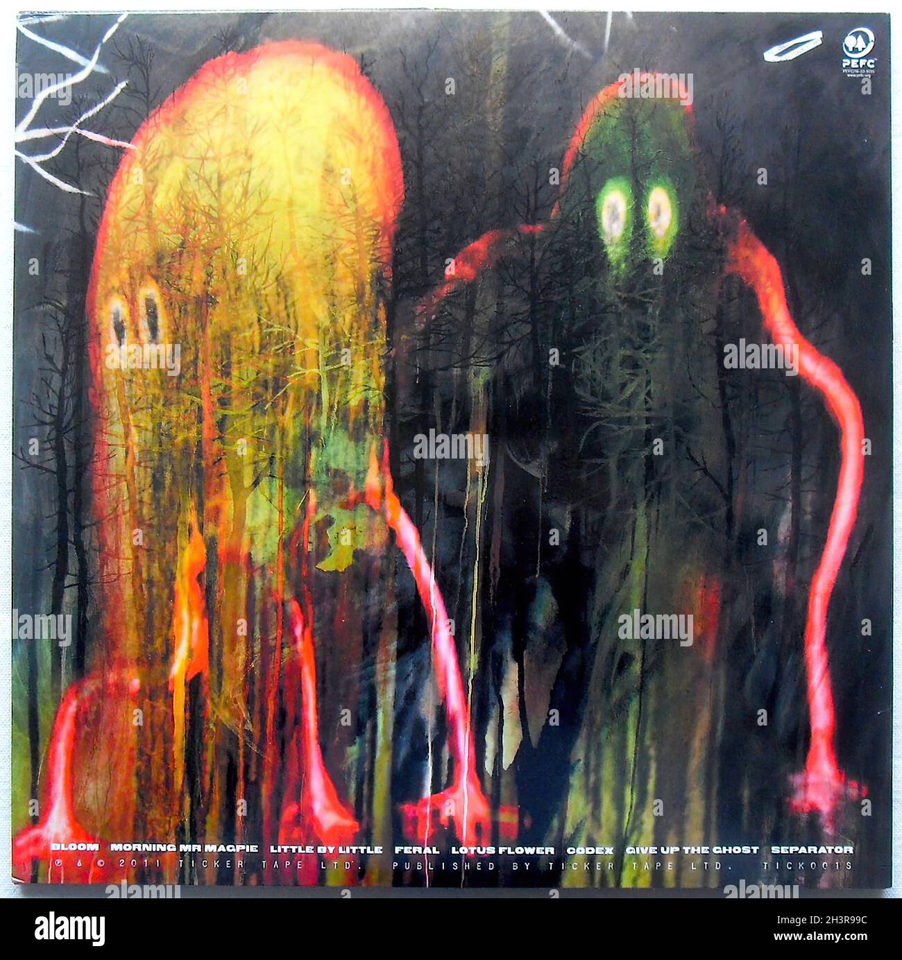 Radiohead King of Limbs 2011 Clear Double 10 Inch Vinyl Limited Edition Newspaper Package Lp