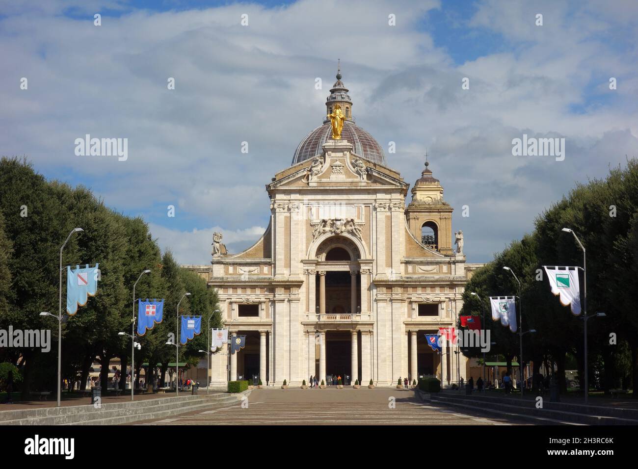 Santa Maria degli Angeli in Assisi Italy Stock Photo