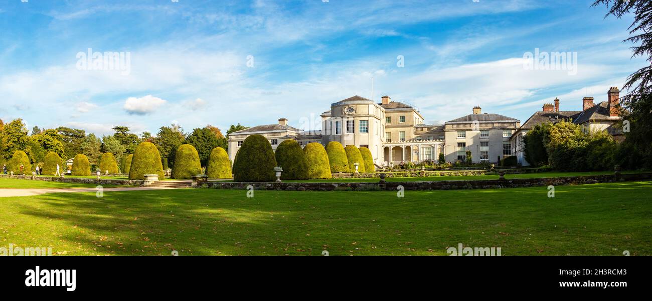 wide angle panorama of Shugborough Estate, National Trust property and