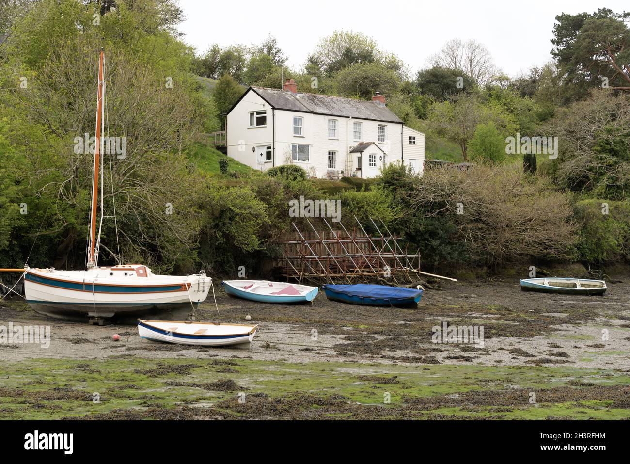 COOMBE, CORNWALL, UK MAY 12 View of Coombe in Cornwall on May 12, 2021 Stock Photo Alamy