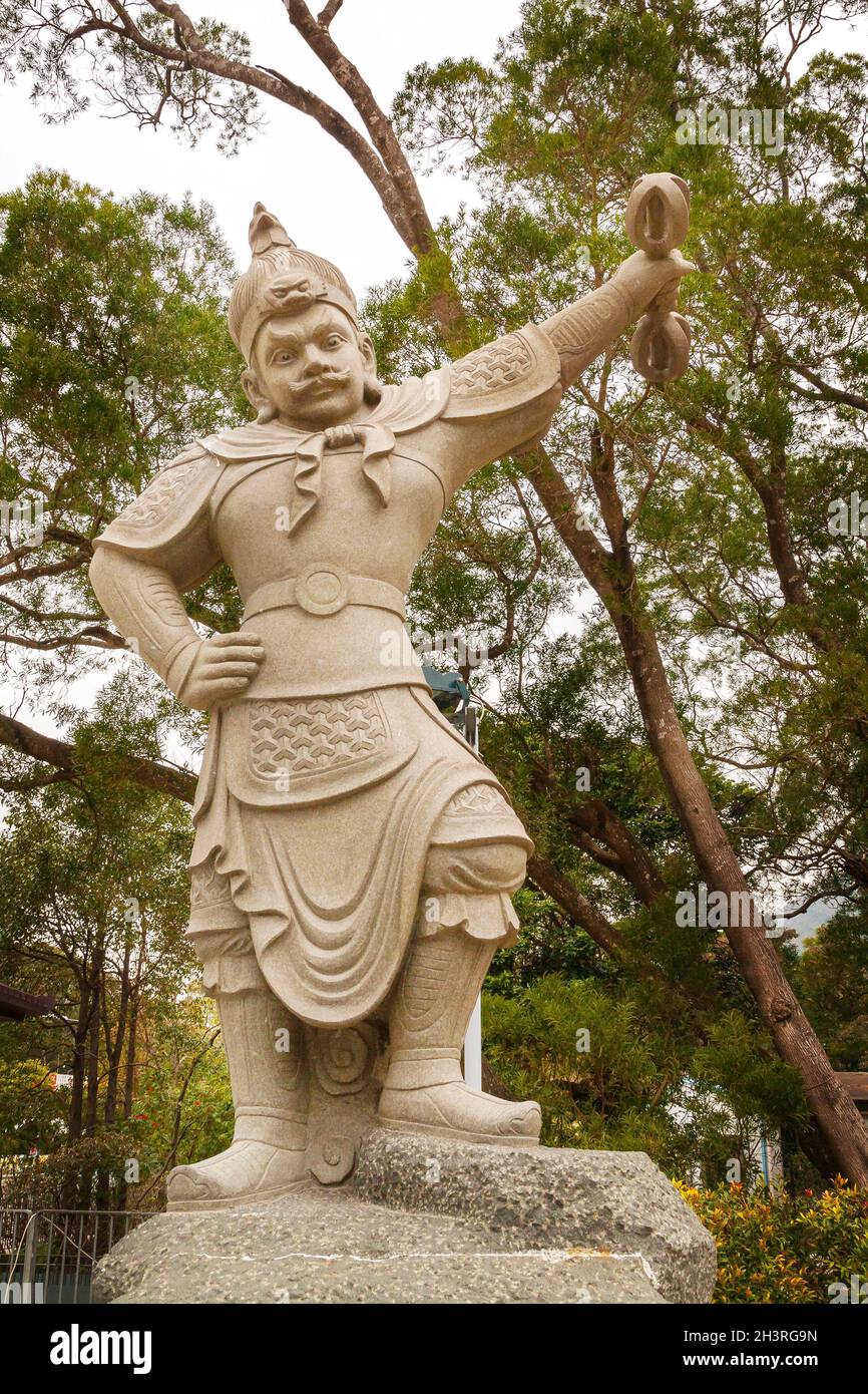 Hong Kong Lantau Island, statue of General Andira Stock Photo