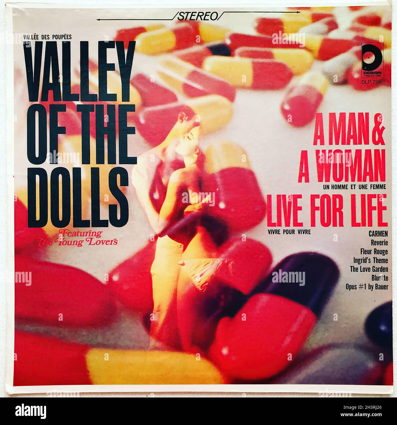 Valley of the Dolls (1968) Various Artists - Original Vinyl Record Stock Photo