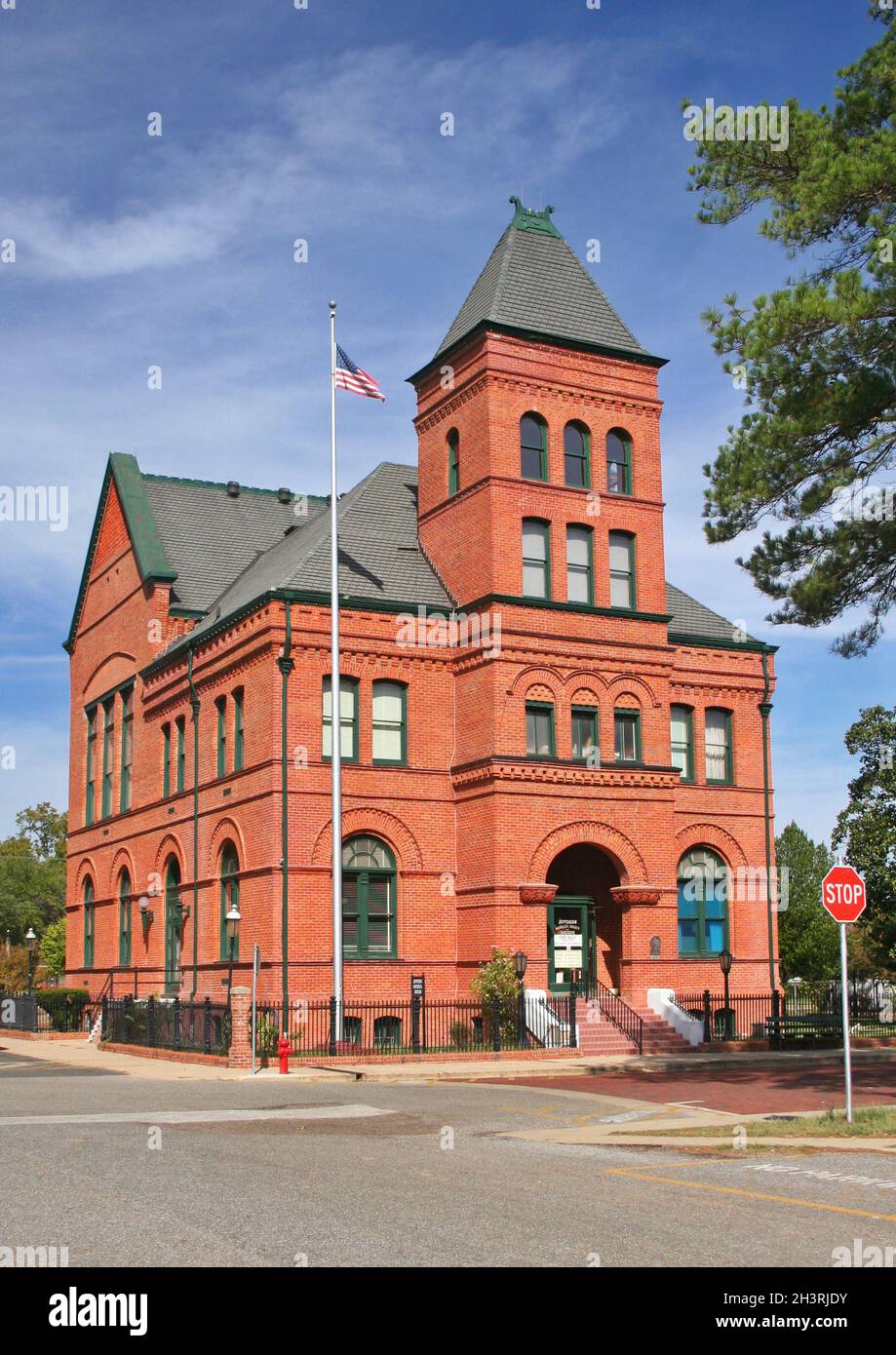 Historic Buildings in Rural Small Texas Town Jefferson TX Stock Photo Alamy