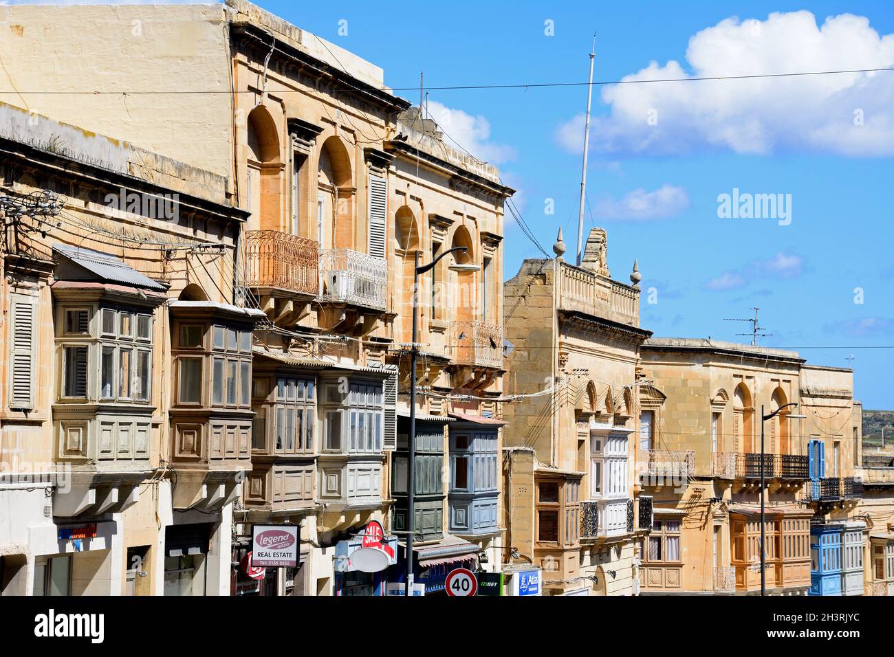 Victoria Rabat Streets Ir rabat ghawdex hi-res stock photography and images - Alamy