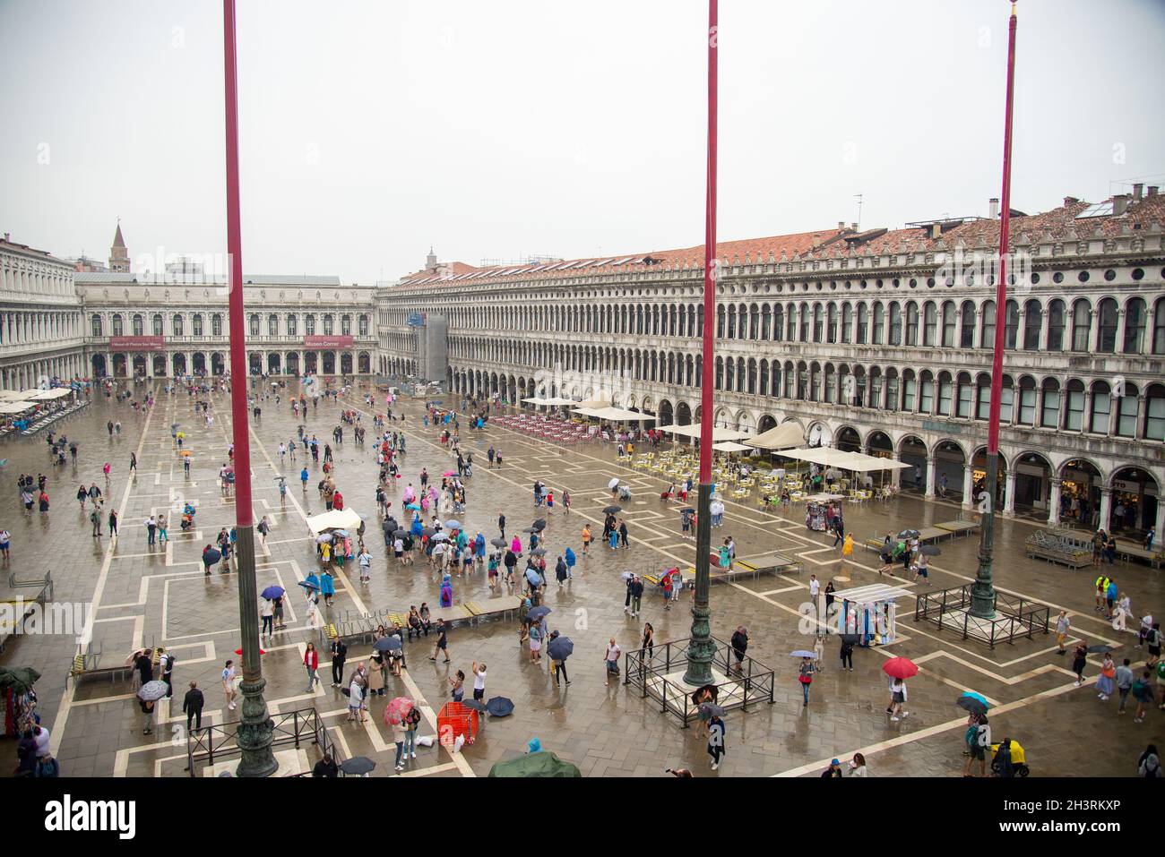 aerial view of San Marco square in Venice, Italy Stock Photo