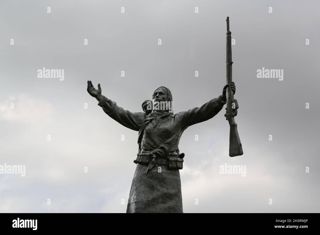 Statue of Nene Hatun in Erzurum, Turkey. Nene Hatun is one of the